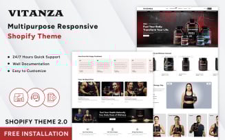 Vitanza - Vitamins and Nutrition Responsive Shopify Theme for eCommerce