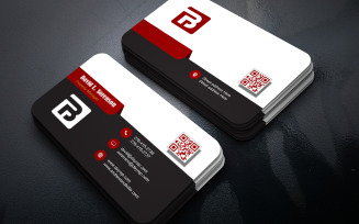 Freelancer Card Template Editable Design