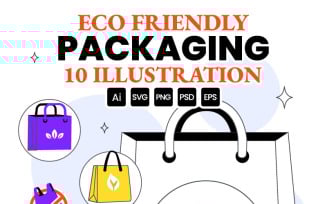 10 Eco Friendly Packaging Illustration