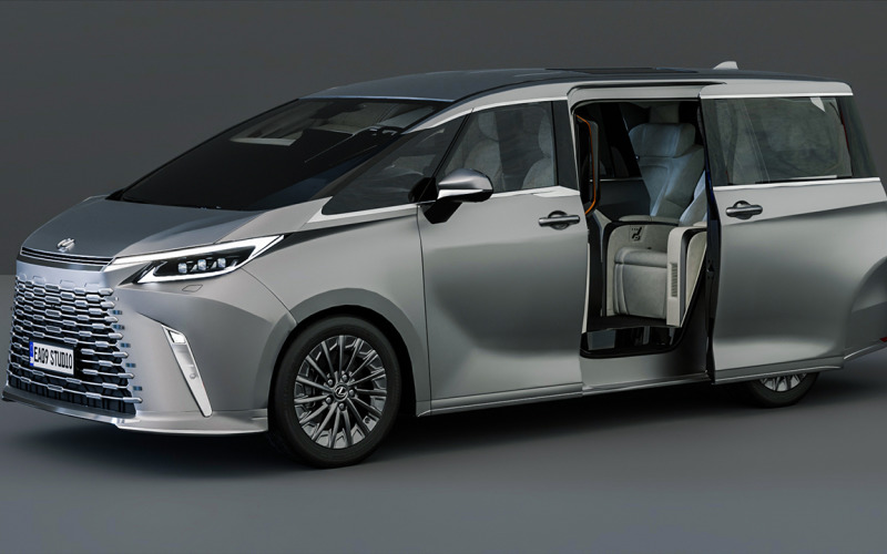 2026 Lexus LM500h 3d model Model