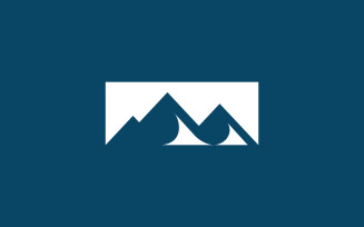 Mountain vector icon design template 11