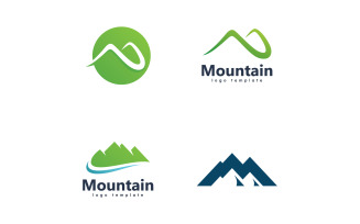Mountain vector icon design template 14