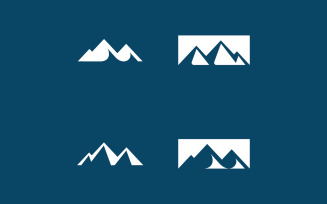 Mountain vector icon design template 15