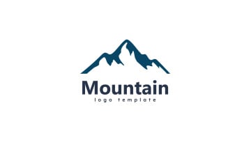 Mountain vector icon design template 1