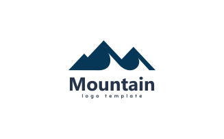 Mountain vector icon design template 5