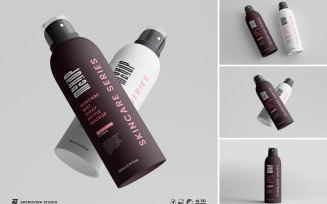Skincare Mist Spray Bottle Mockup Sets