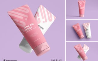 Skincare Tube Mockup Sets 874