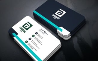 Clean Minimal Business Card Template for Professionals