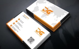 Clean Professional Business Card Template in Photoshop