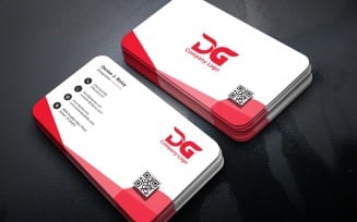 Corporate Business Card Design Template for Companies