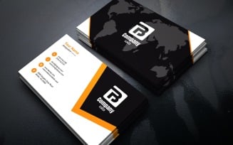 Creative Agency Business Card Template for Designers