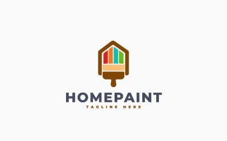 House Paint Logo Template Design