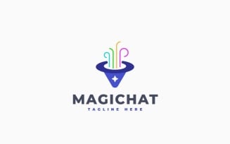 Magic Hat Logo Template Design