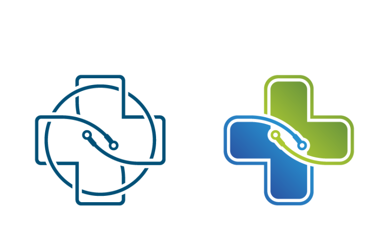 Medical Tech Logo Template Design