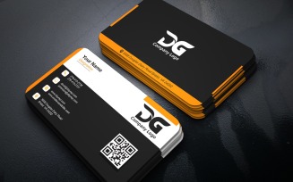 Minimal Professional Business Card Template PSD Design