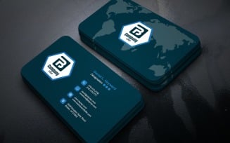 Modern Minimal Business Card Template for Agencies