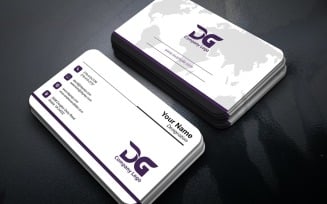 Modern Simple Business Card Template for Professionals