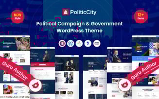 Politic City – Political Campaign & Government WordPress Theme