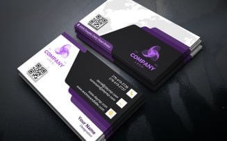 Simple Editable Business Card Template for Branding