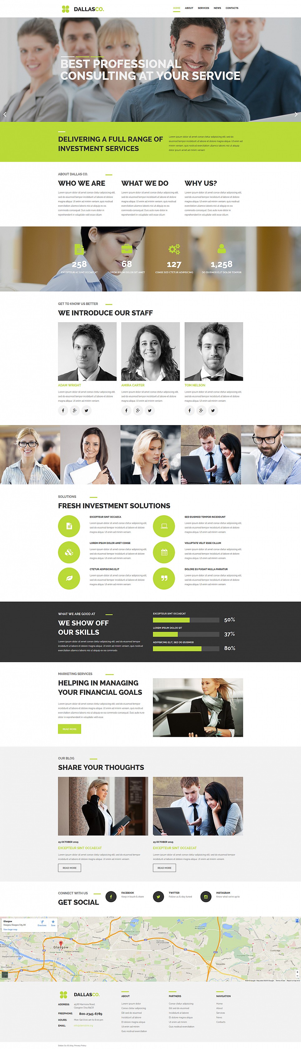 Business Responsive Moto CMS 3 Template New Screenshots BIG