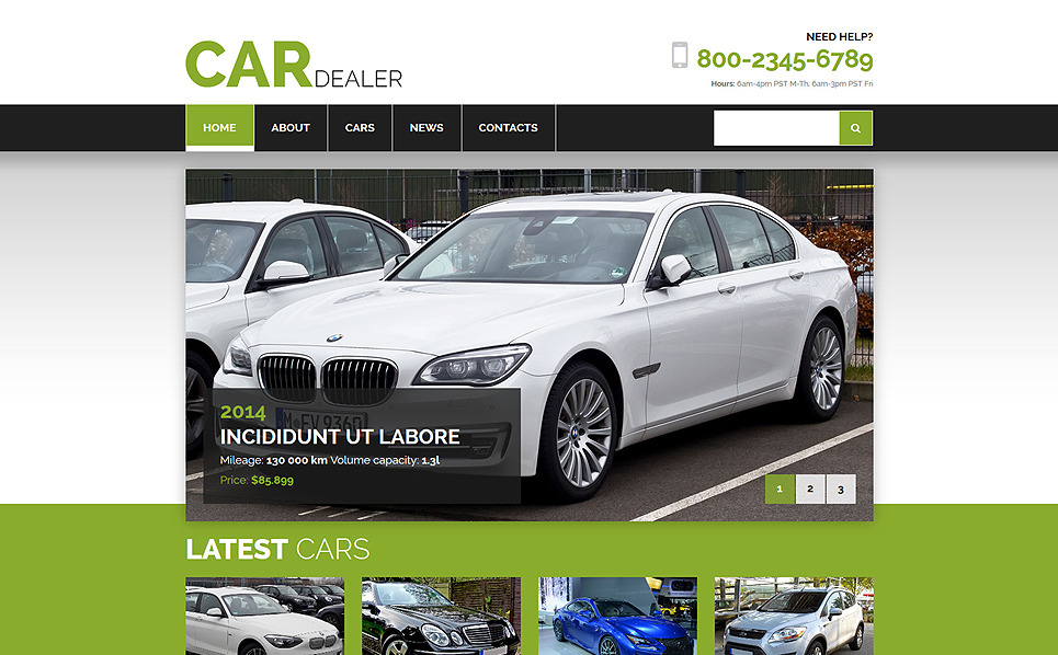 Car Dealer Joomla Template