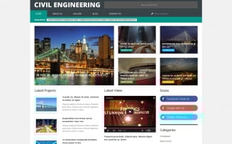 Civil Engineering WordPress Theme
