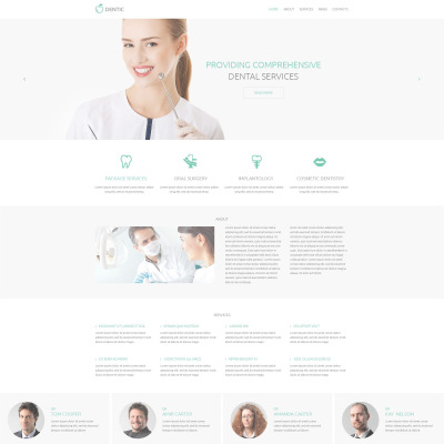 Dentistry Responsive Drupal Template