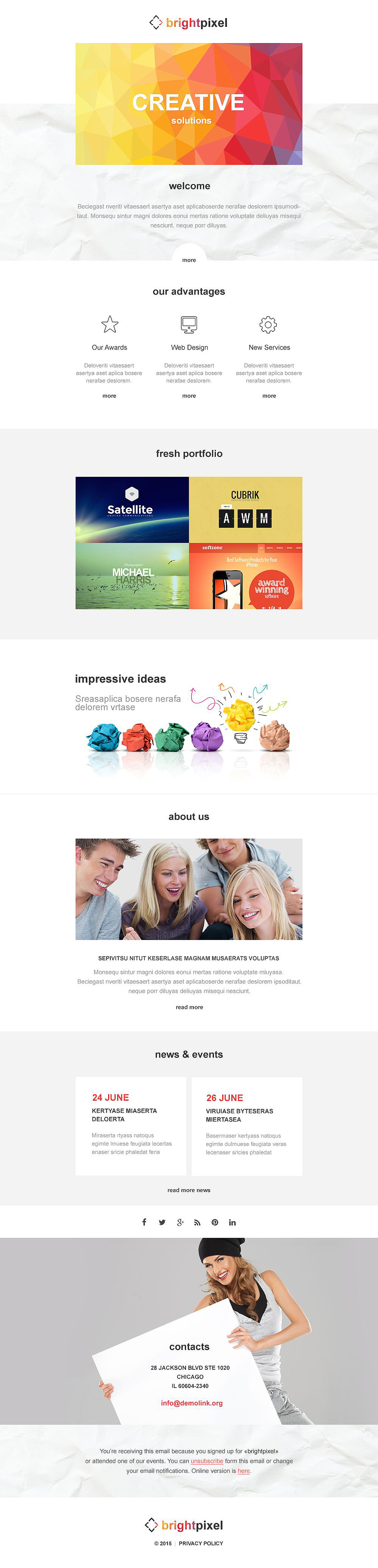 Design Studio Responsive Newsletter Template New Screenshots BIG