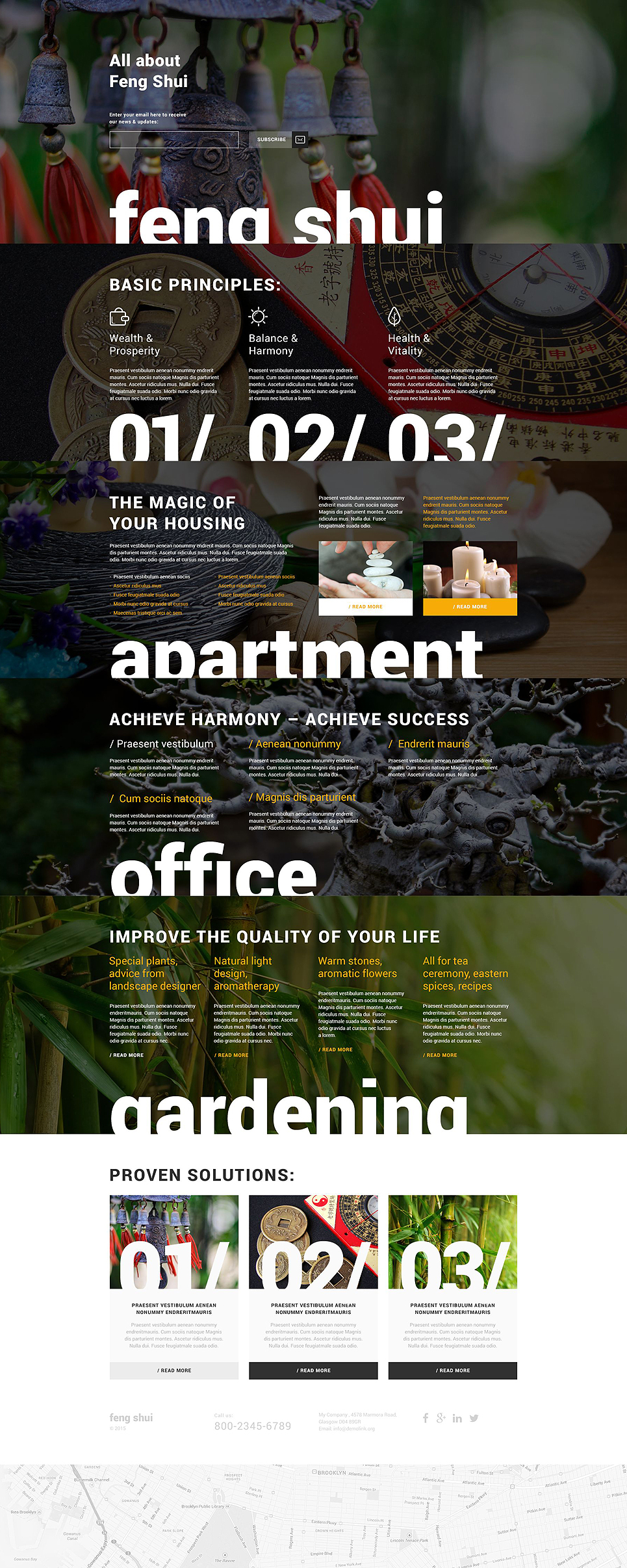 Feng Shui Responsive Landing Page Template New Screenshots BIG
