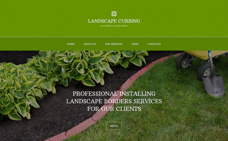 Landscape Design Bootstrap Website Template Big Screenshot Landscape Design Responsive Website Template New Screenshots BIG