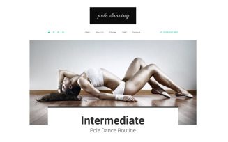 Pole Dancing Website Template