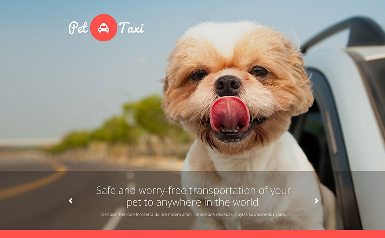Taxi Responsive Website Theme Big Screenshot Taxi Responsive Website Template New Screenshots BIG