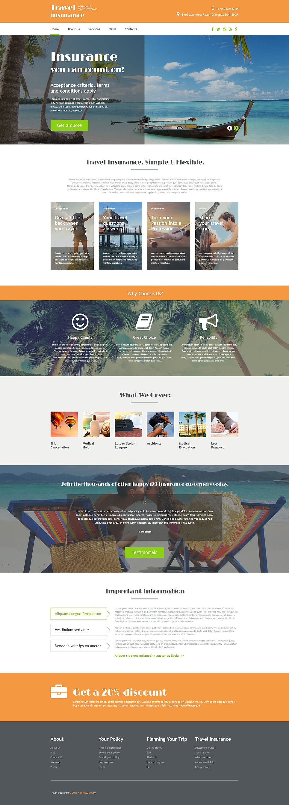 Travel Agency Website Template New Screenshots BIG