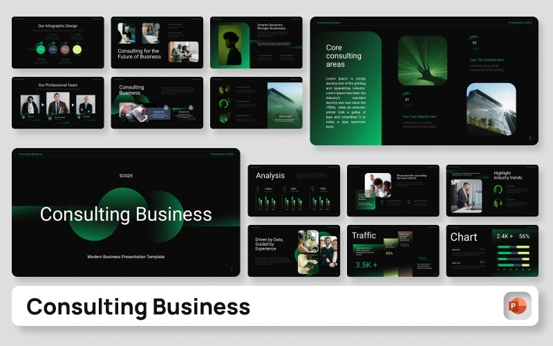 Consulting Business PowerPoint Presentation Template PowerPoint Template