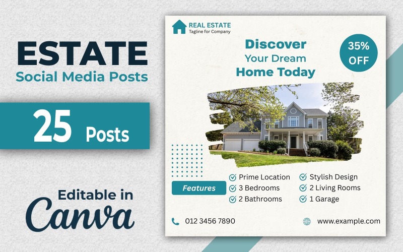 Estate Branding Template Pack Social Media