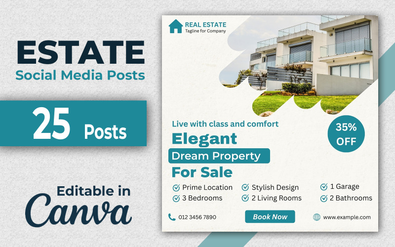 Estate Marketing Templates Social Media