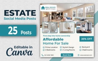 Estate Media Template Pack