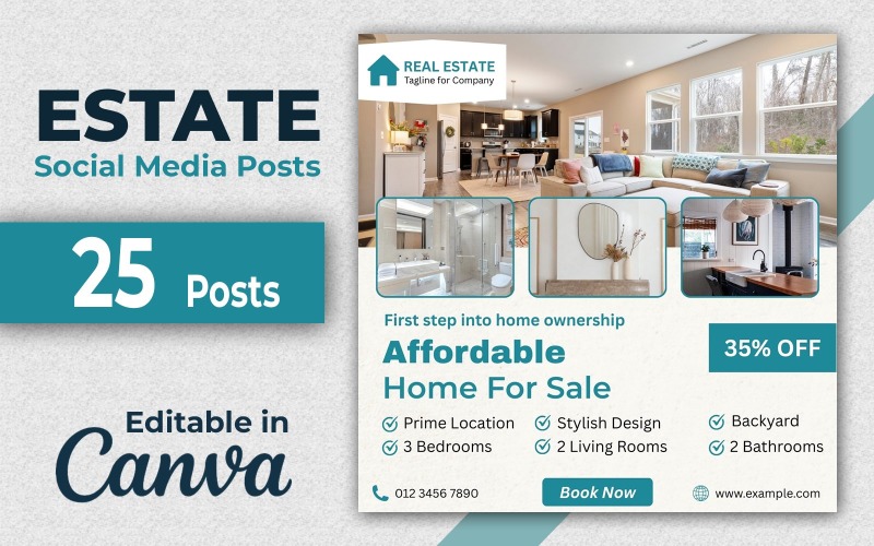 Estate Media Template Pack Social Media