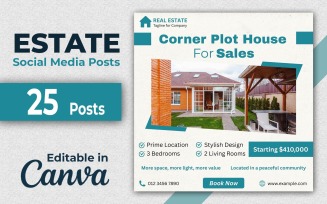 Estate Social Template Pack