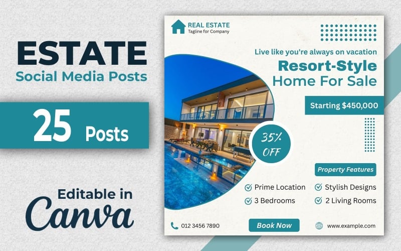 Estate Template Starter Pack Social Media