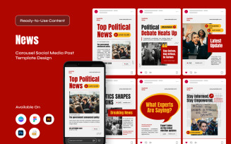 Modern Editorial Carousel for News Updates