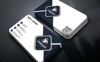 Professional Business Card Layout Template in Photoshop