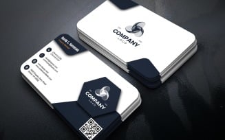 Professional Simple Business Card Layout Template PSD