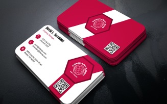 Professional Simple Business Card Template PSD Format