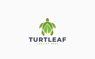 Turtle Leaf Logo Template Design