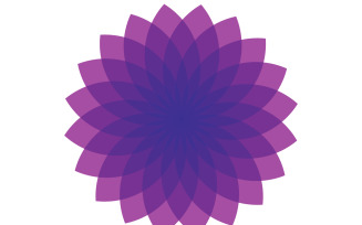 A lotus flower vector art design