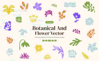 Botanical and Flower Vector Set