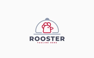 Chicken Tray Logo Template Design