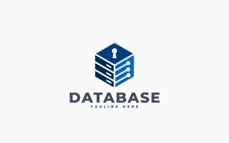 Data Security Logo Template Design