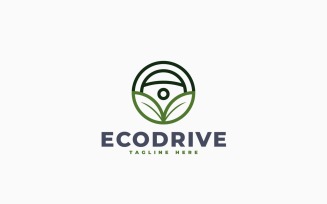Eco Driving Logo Template Design